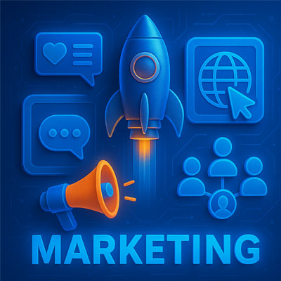 Icono de mercadotecnia